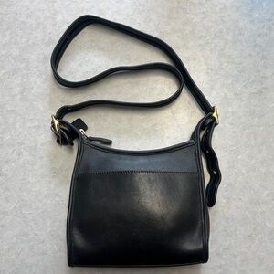 Vintage Coach 9997 Legacy Black Genuine Leather Crossbody Bag